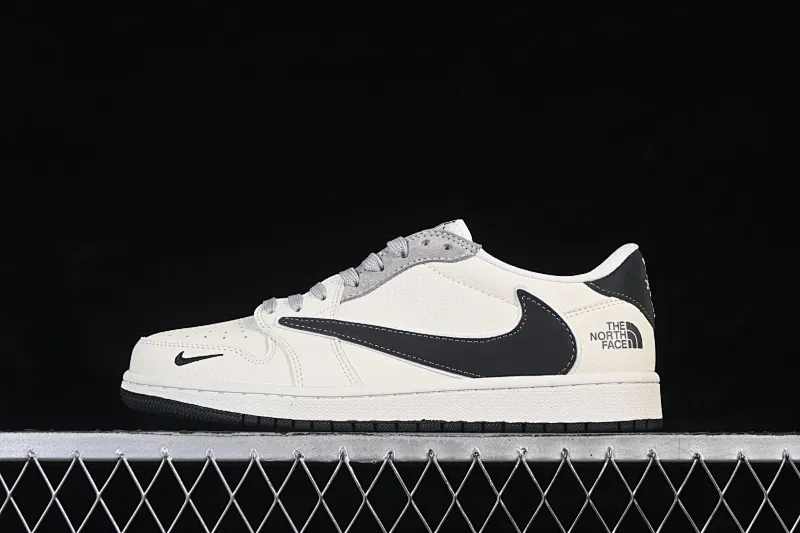 All categories Air Jordan Jordan series basketball shoes Air Jordan 1 Low High-end customization Low-top sneakers Air Jordan 1 Low AJ1 Joe 1 North Face joint classic black High-end customization Low-top retro basketball shoes LD2028-071